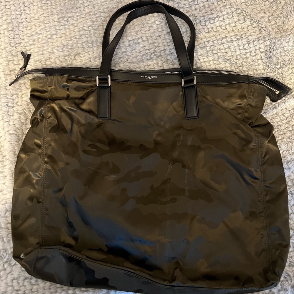 Michael Kors Camo Nylon Tote